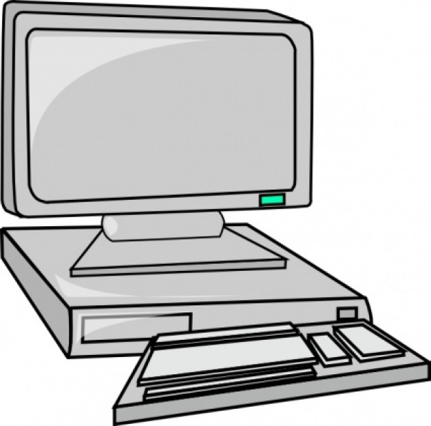 Desktop Computer clip art Vector | Free Download