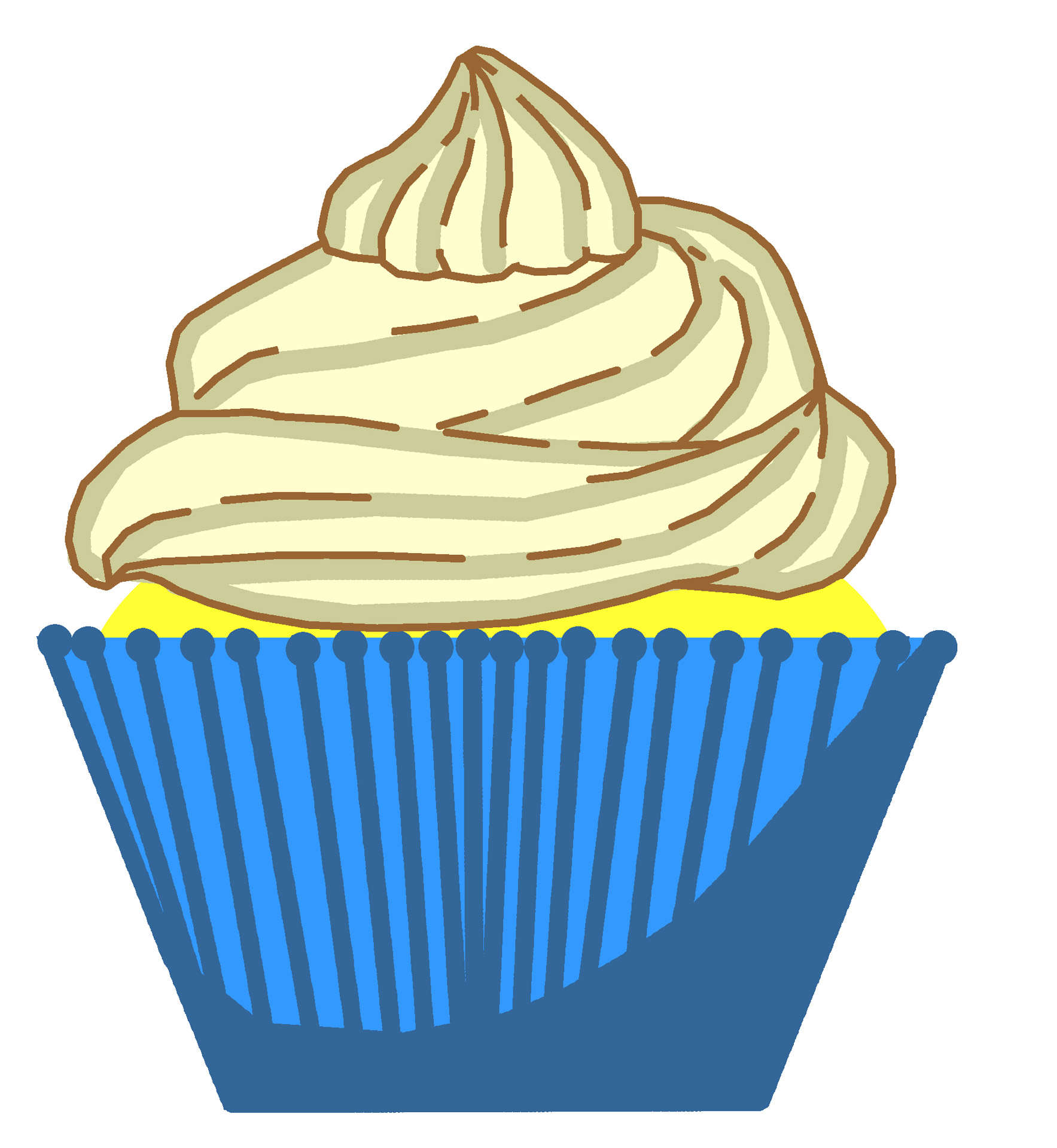Cupcakes With Sprinkles Clipart | Clipart Panda - Free Clipart Images