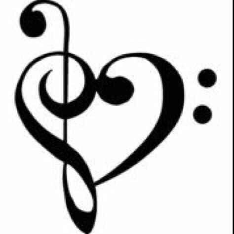 Music Note And Heart Tattoo Car Tuning