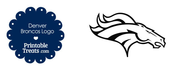 Printable Template Denver Broncos Logo