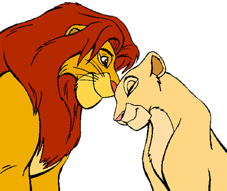 Simba and Nala Clipart from The Lion King - Disney Clipart Galore