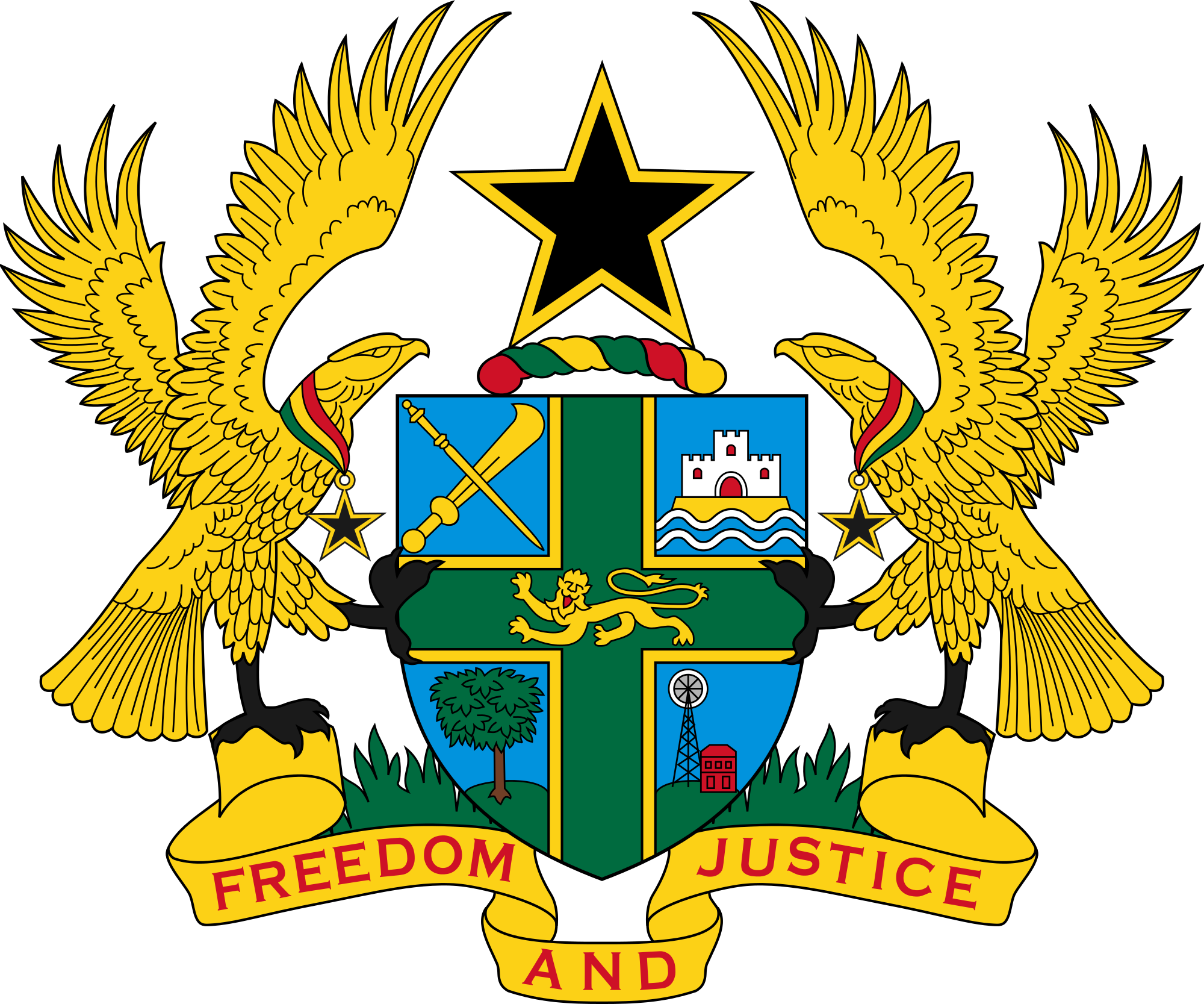 Coat of arms of Ghana - Wikipedia, the free encyclopedia