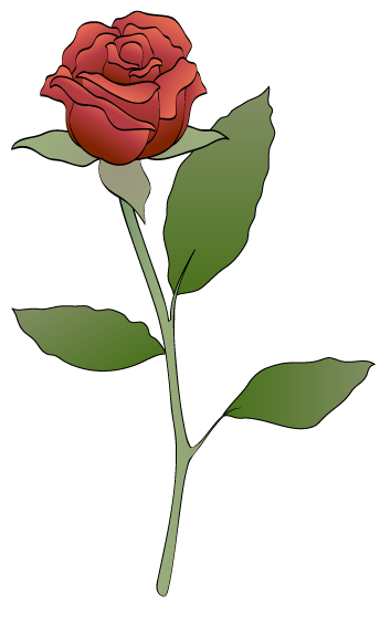 red roses clipart - photo #28