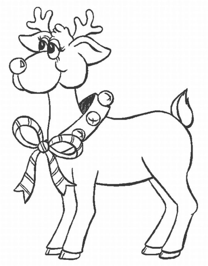 Reindeer Coloring Pages | Coloring Pages To Print