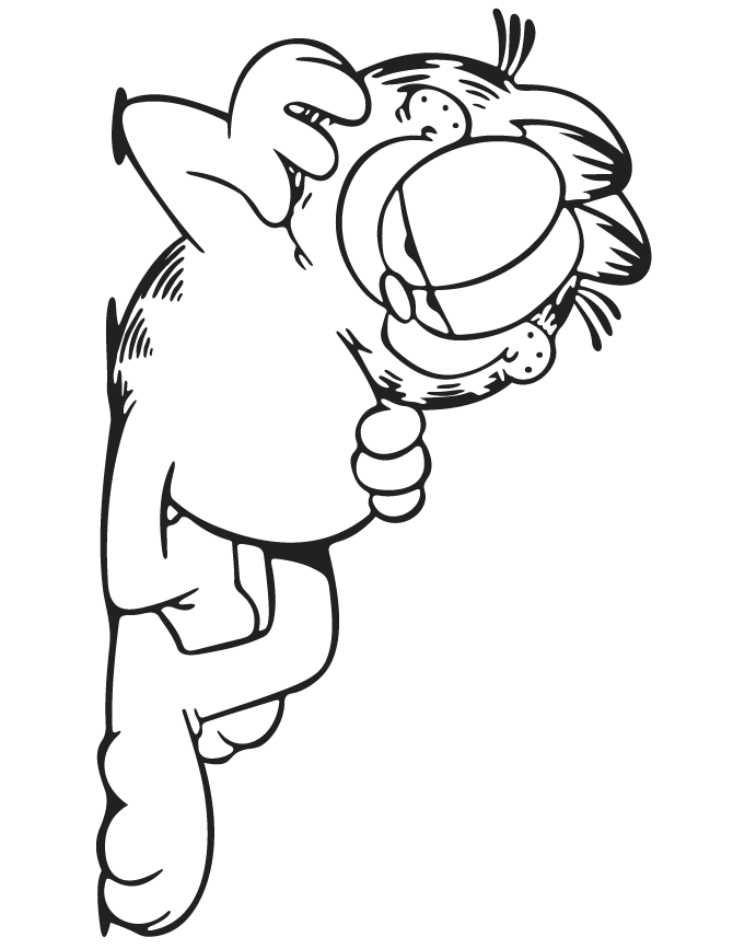 Garfield Coloring Pages - smilecoloring.com