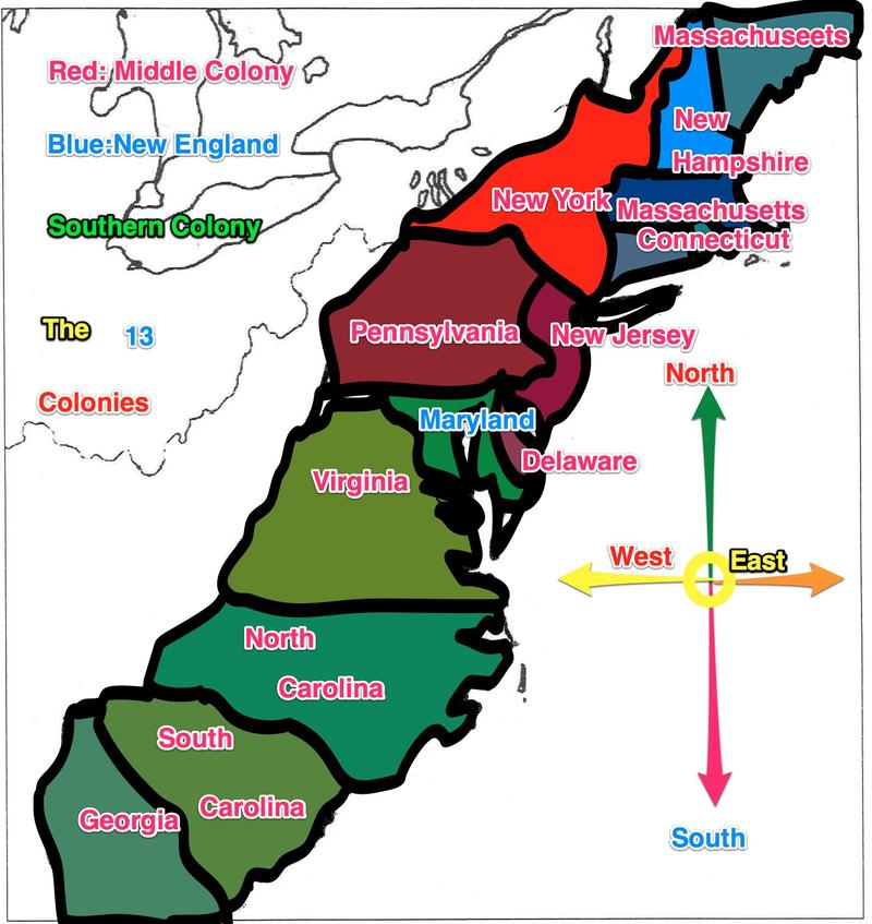 Images Of 13 Colonies - Cliparts.co