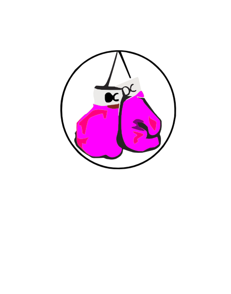 Hot Pink Boxing Gloves clip art - vector clip art online, royalty ...