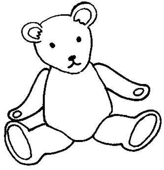 Teddy Bear Clip Art Line Drawing - ClipArt Best