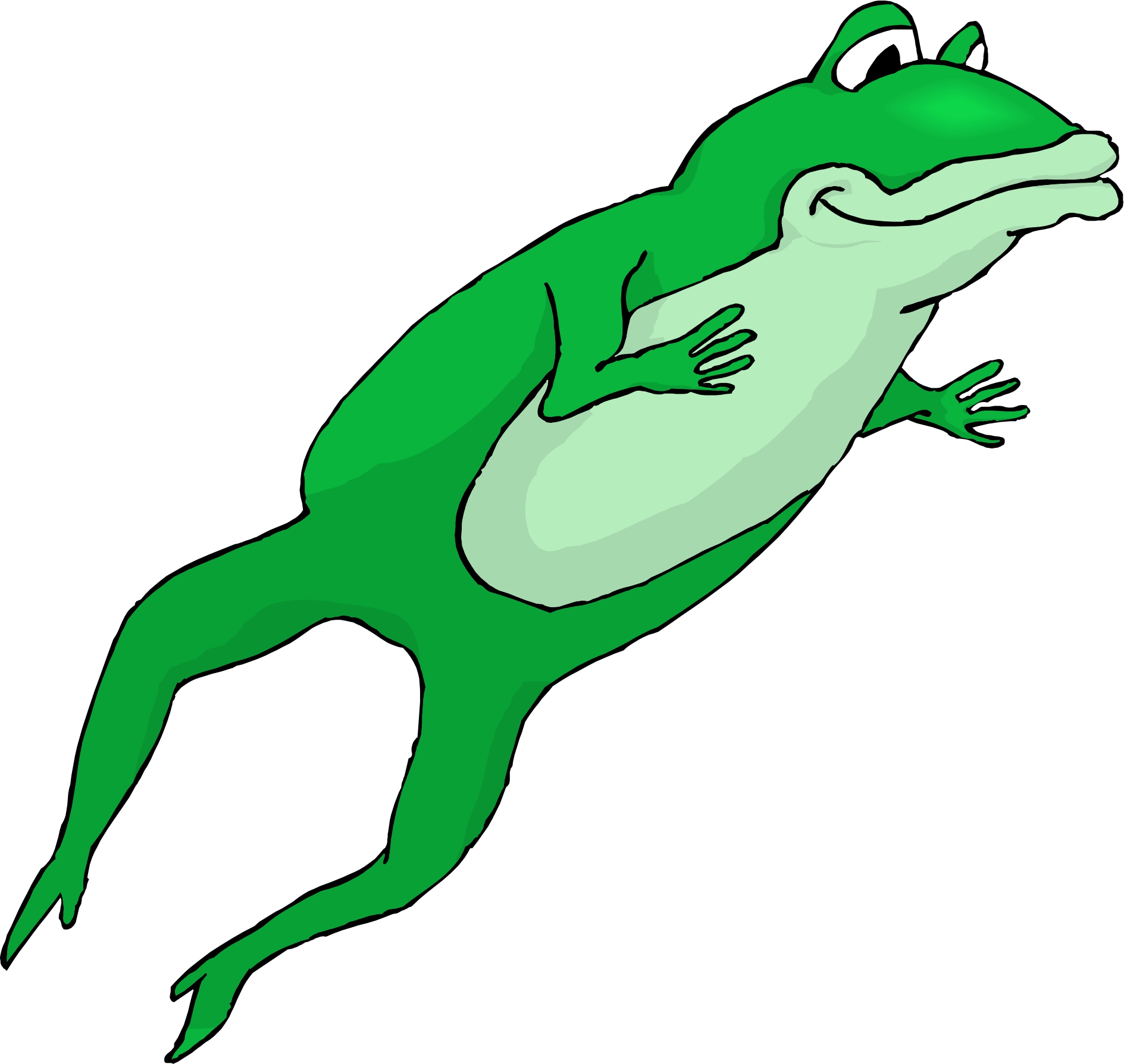 Cute Hopping Frog Clipart | Clipart Panda - Free Clipart Images