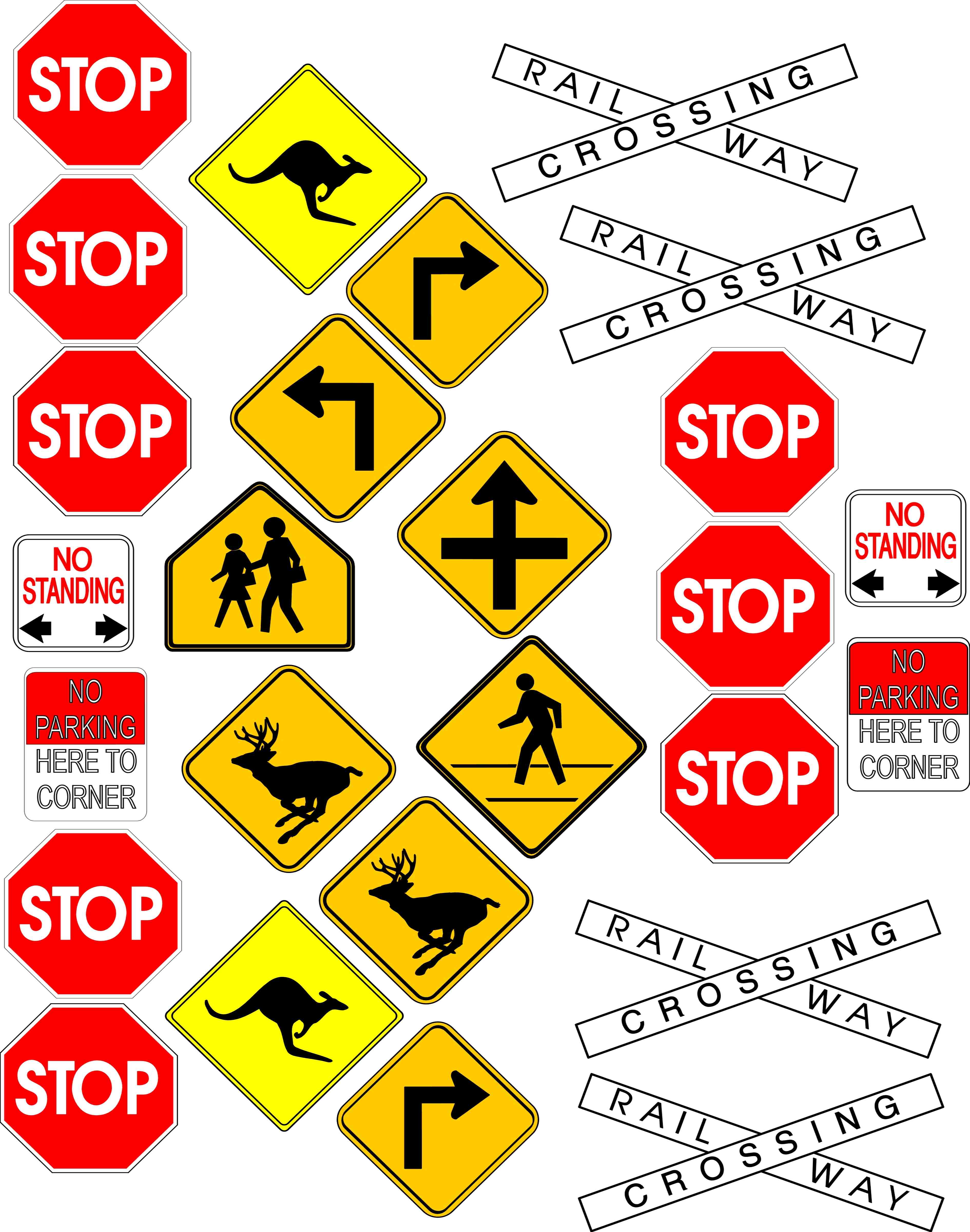 Traffic Signs And Meanings - ClipArt Best