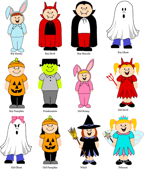 Halloween Character Pictures - Cliparts.co