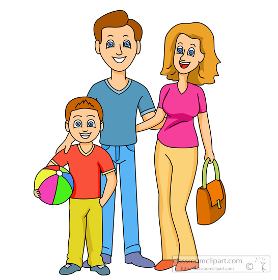 Family 3 People 5 Clipart - Free Clip Art Images