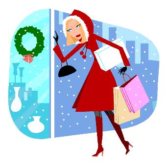 Christmas Shopping Images - Cliparts.co