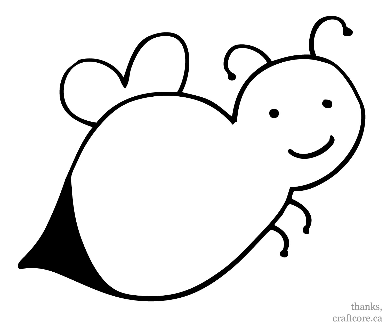 Bumble Bee Template Cliparts co
