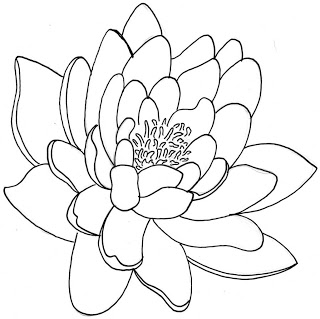 Flowers For > Lotus Flower Coloring Pages