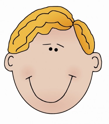 Smiling Man Face clip art Vector clip art - Free vector for free ...