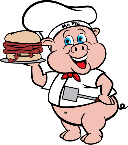 pig eating clipart - photo #47