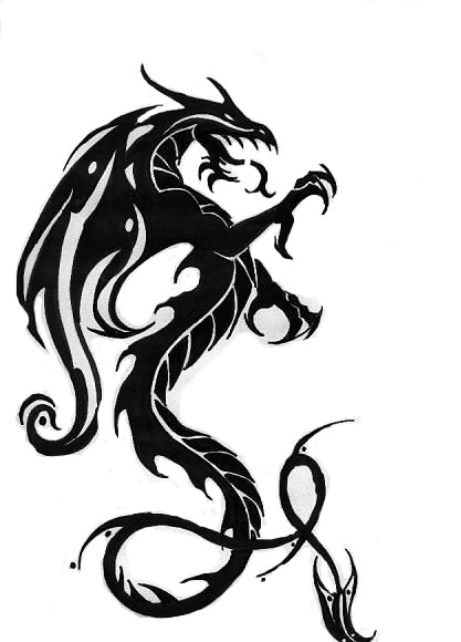 BLACK THINK TATTOO: Dragon tattoo picture - ClipArt Best - ClipArt ...