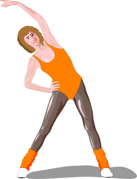 Fitness Exercise clip art Free Vector / 4Vector