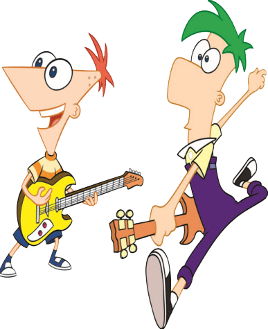 Phineas & Ferb Group Clipart