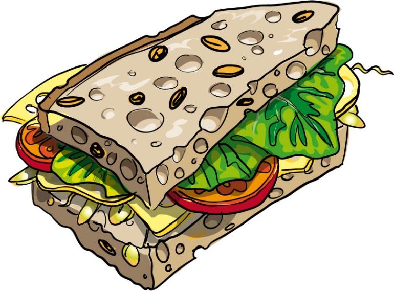 View sandwich.jpg Clipart - Free Nutrition and Healthy Food Clipart