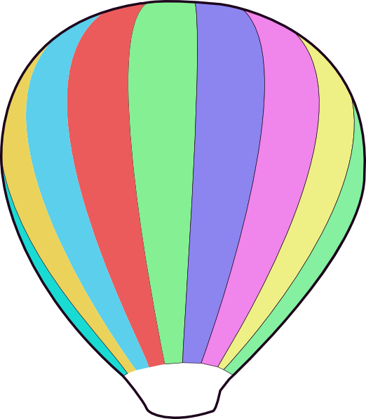 Hot Air Ballon clip art - vector clip art online, royalty free ...