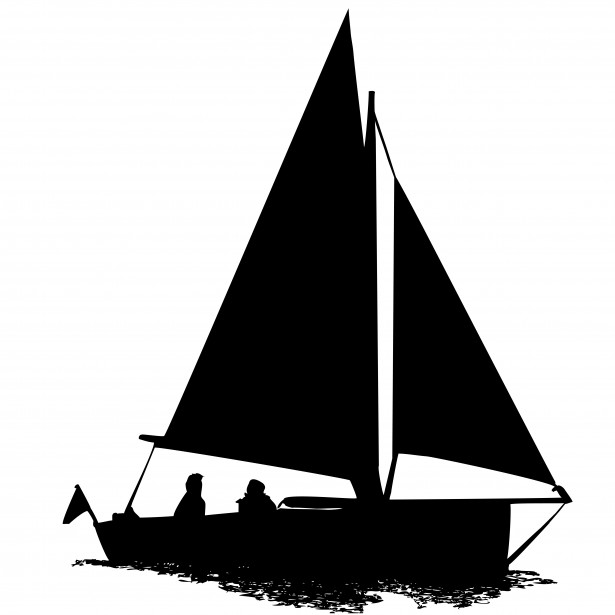 Sailing Boat Silhouette Clipart Free Stock Photo - Public Domain ...