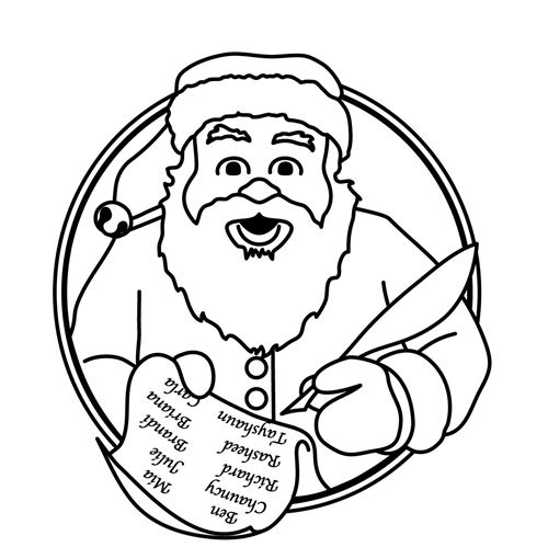 Christmas Clipart Black And White | Clipart Panda - Free Clipart ...
