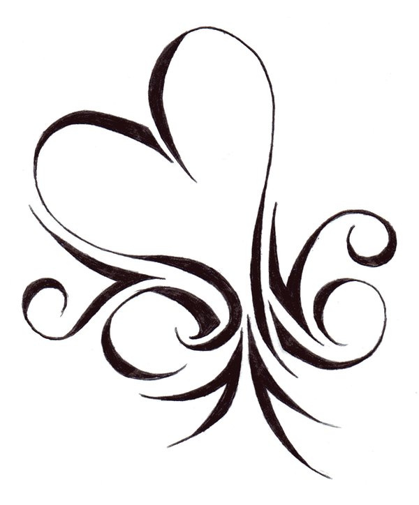 Drawing A Heart With A Rose Tattoos | Tattoomagz.com › Tattoo ...