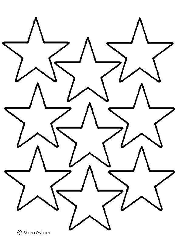 Large Star Template Printable Cliparts co