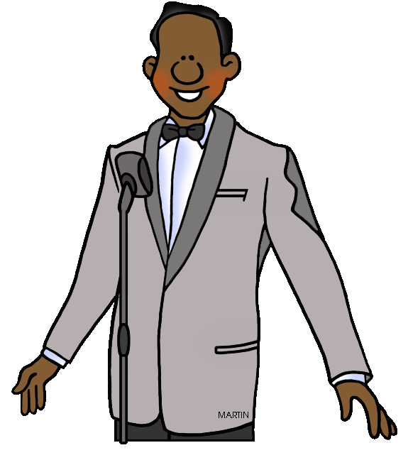 Free Black History Month Clip Art by Phillip Martin, Nat King Cole