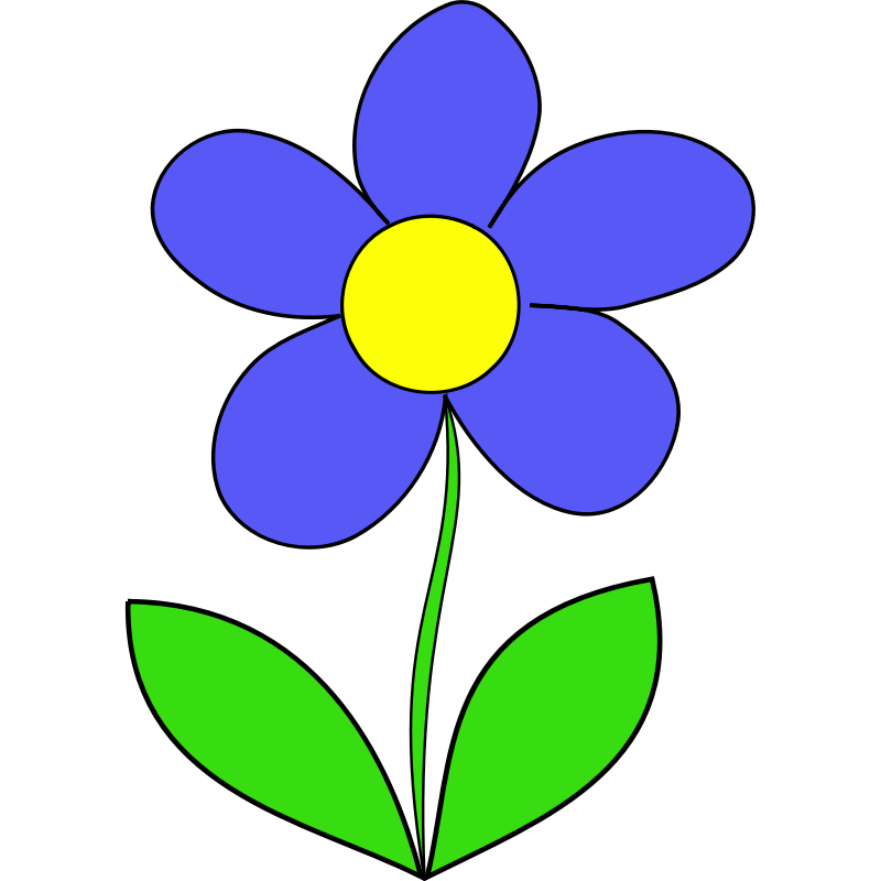 Clipart - Simple Flower