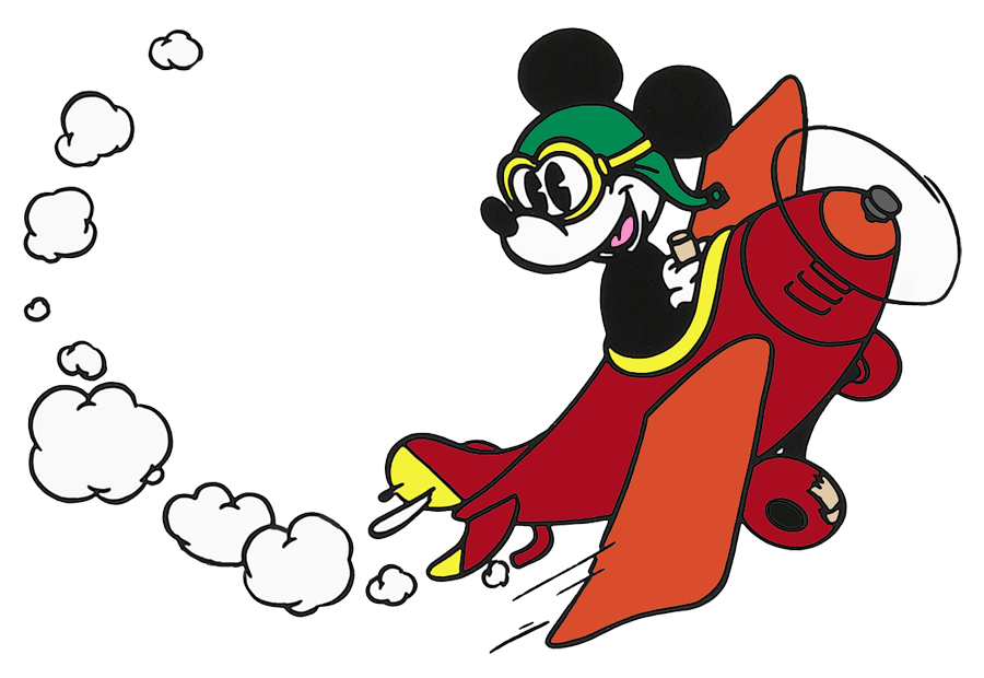 Mickey Mouse Aviation Clipart