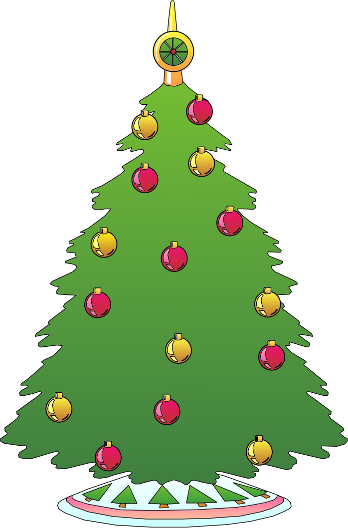 Cartoon Christmas Tree Pictures - Cliparts.co