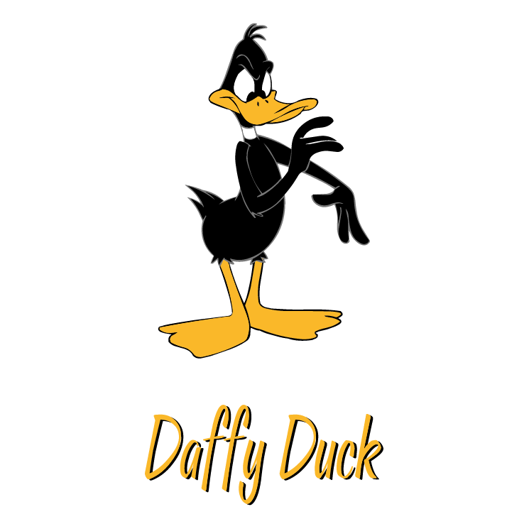 Daffy duck Free Vector / 4Vector