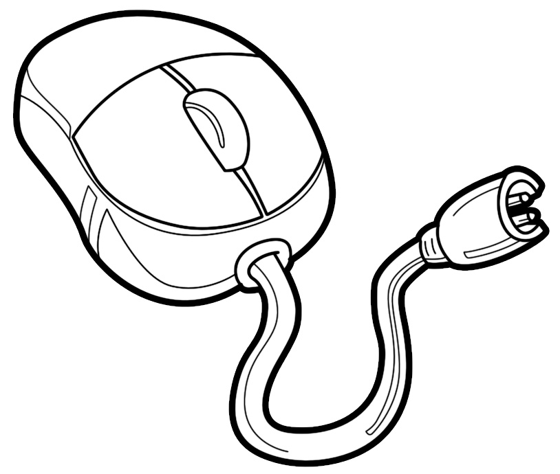 Mouse Template For A Computer Mouse - ClipArt Best