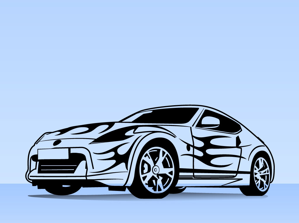 Sports Car Illustration