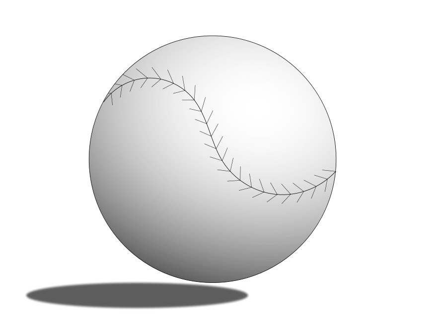 Baseball Ball medium 600pixel clipart, vector clip art