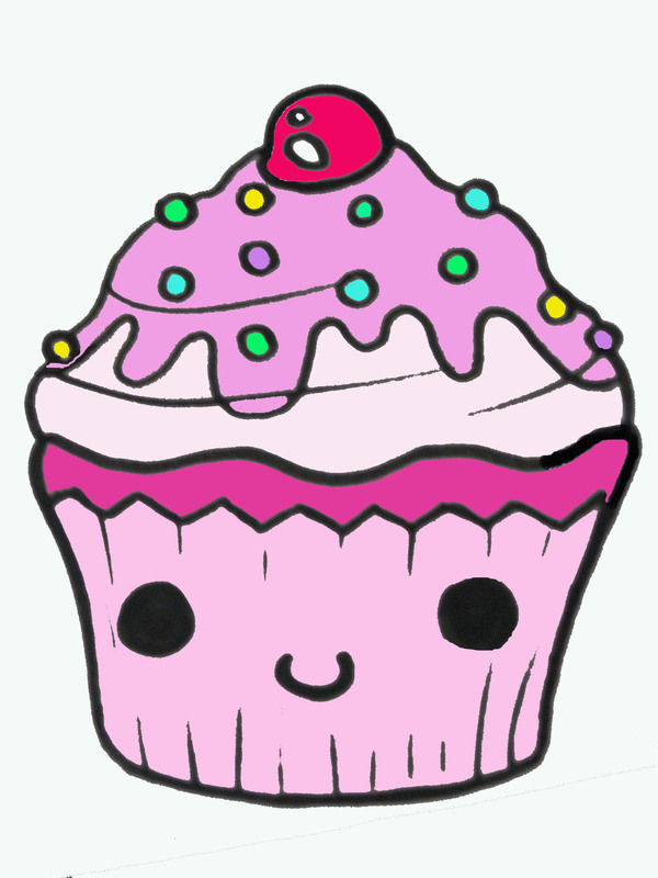 Pretty Cupcake Drawings Images & Pictures - Becuo
