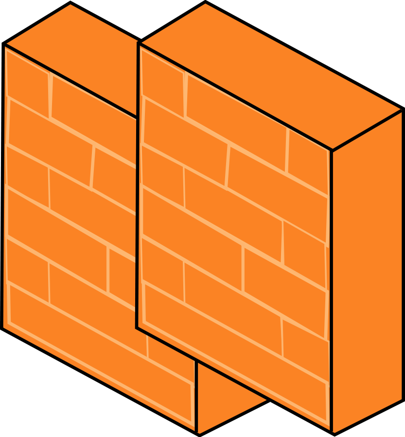 Firewall 2D small clipart 300pixel size, free design - ClipartsFree