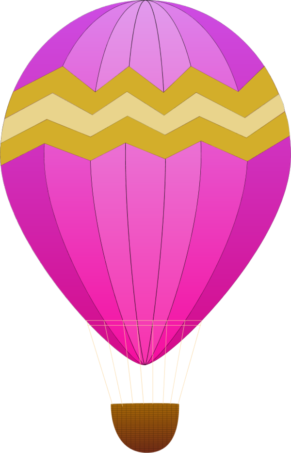 Hot Air Balloons - vector Clip Art