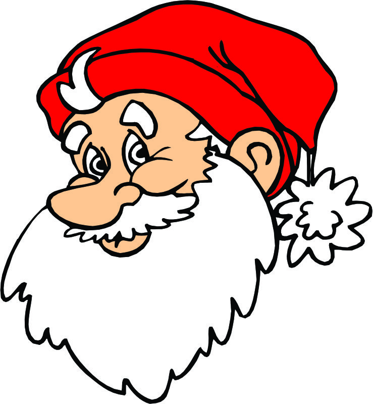 Cartoon Picture Of Santa