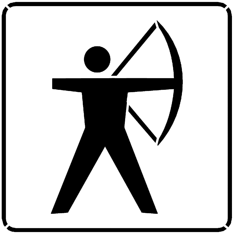 Archery Sign Stencil | SP Stencils