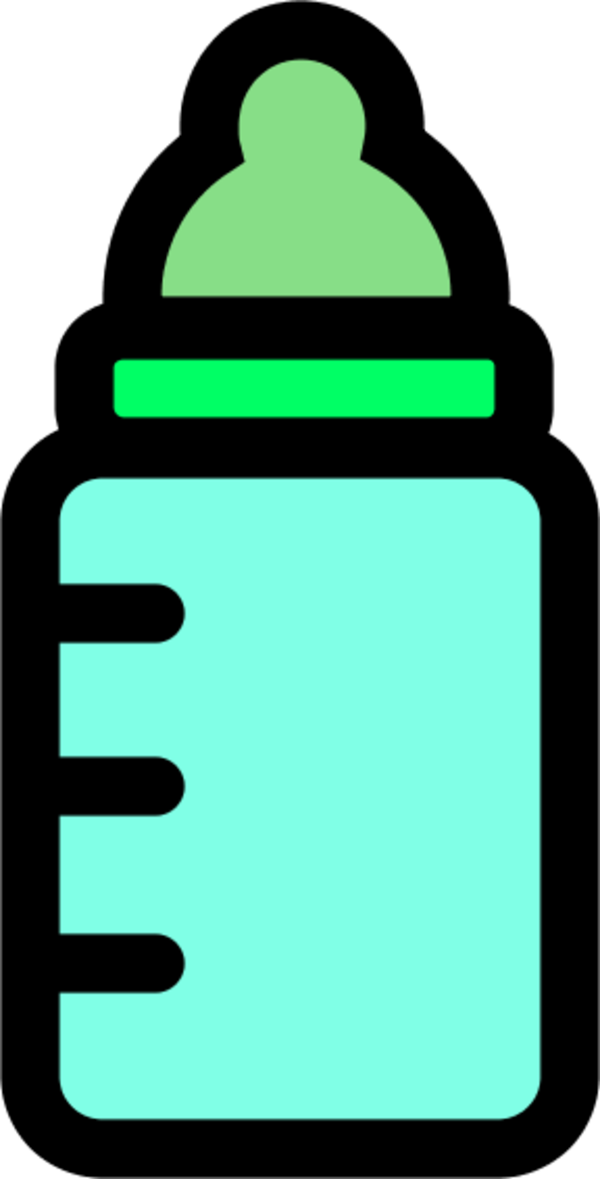 Baby bottle icon - vector Clip Art