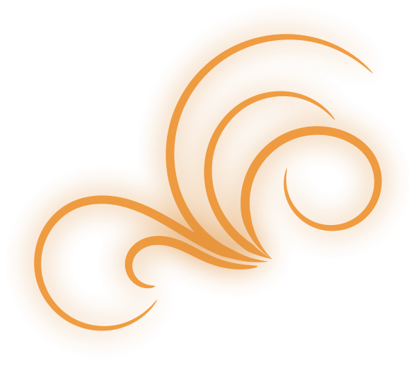 Orange Glowing Flourish SVG Vector file, vector clip art svg file ...