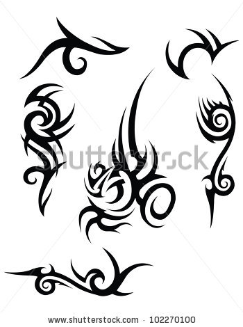 Black Tribal Tattoos Patterns