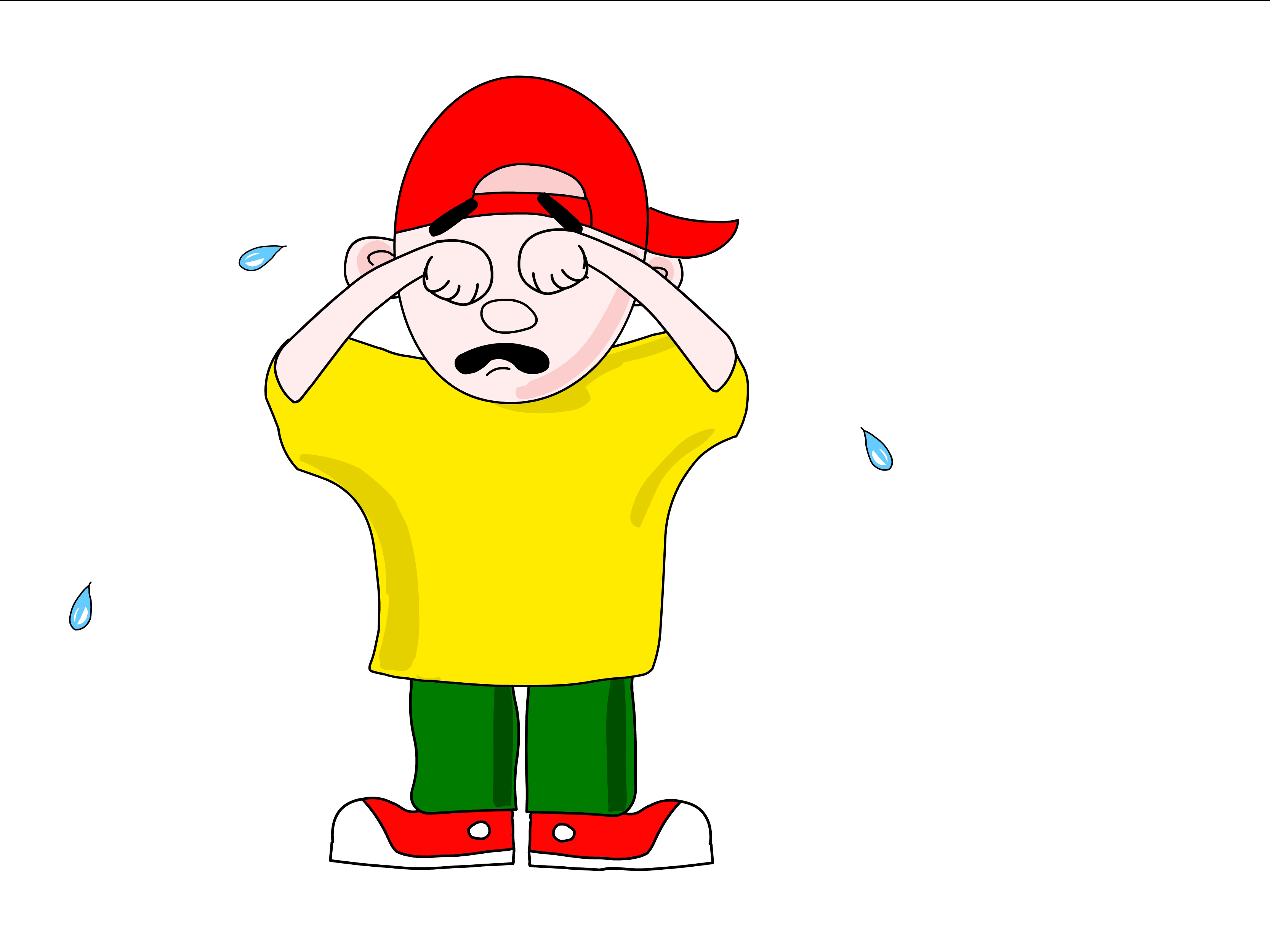 Boy Crying Cartoon - Cliparts.co