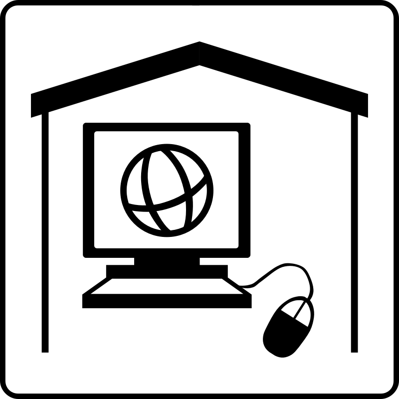 Clipart - Hotel Icon Has Internet In Room