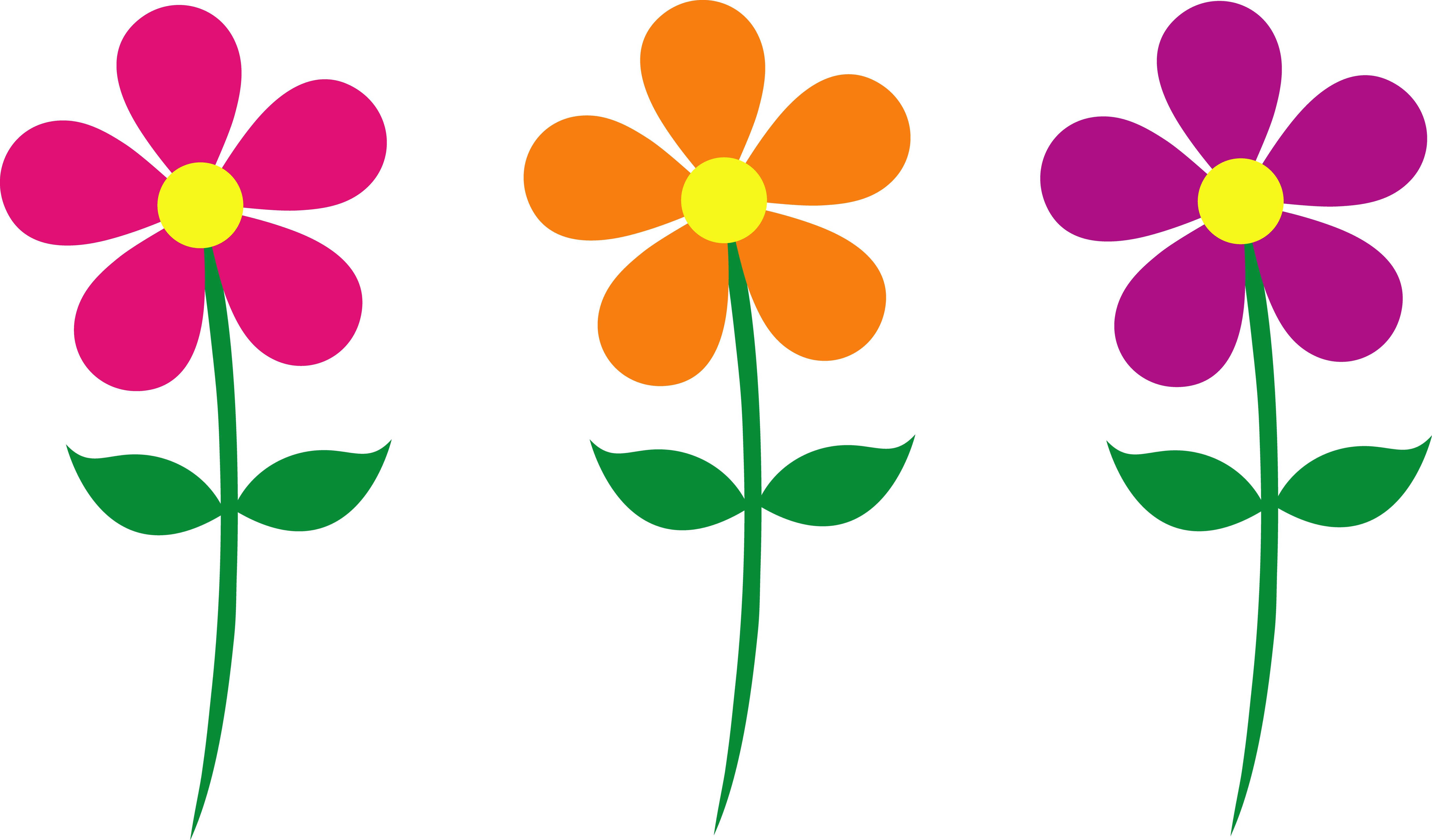 Spring Flowers Clip Art Free - ClipArt Best