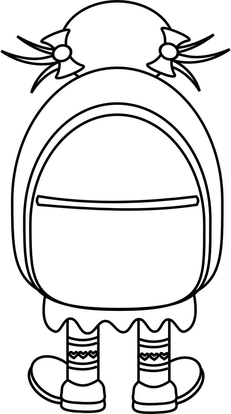 Backpack Coloring Page - ClipArt Best